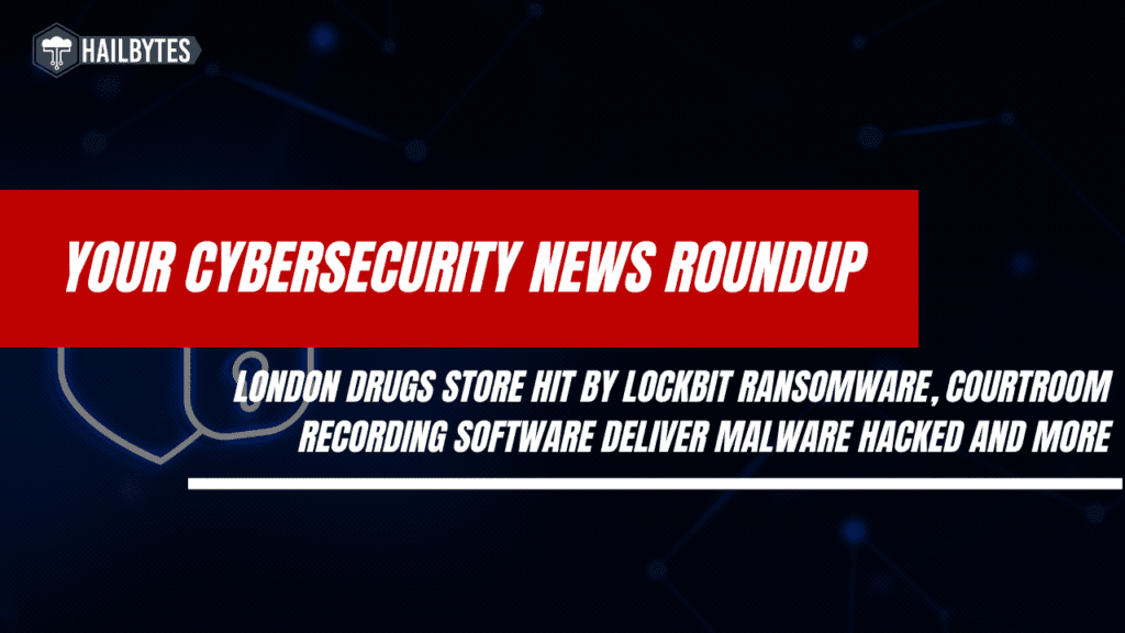 Hailbytes cybersecurity news roundup on ransomware and hacks