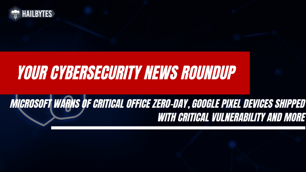 Cybersecurity news roundup header graphic