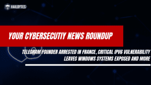 Cybersecurity news roundup banner with headlines