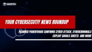 Cybersecurity news banner on latest cyber attacks