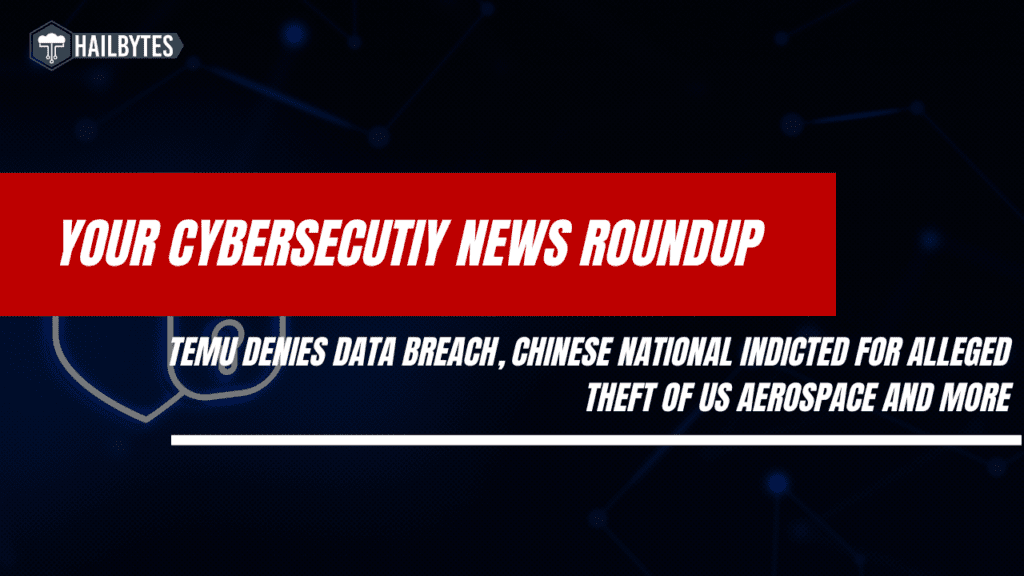 Cybersecurity news roundup graphic with latest headlines