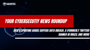 Cybersecurity roundup banner with recent news highlights