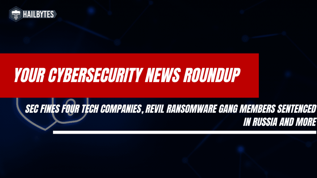 Cybersecurity headlines graphic with breaking news updates