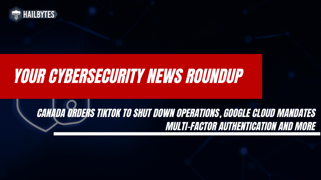 Cybersecurity News Update Graphic